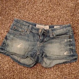 BKE denim shorts